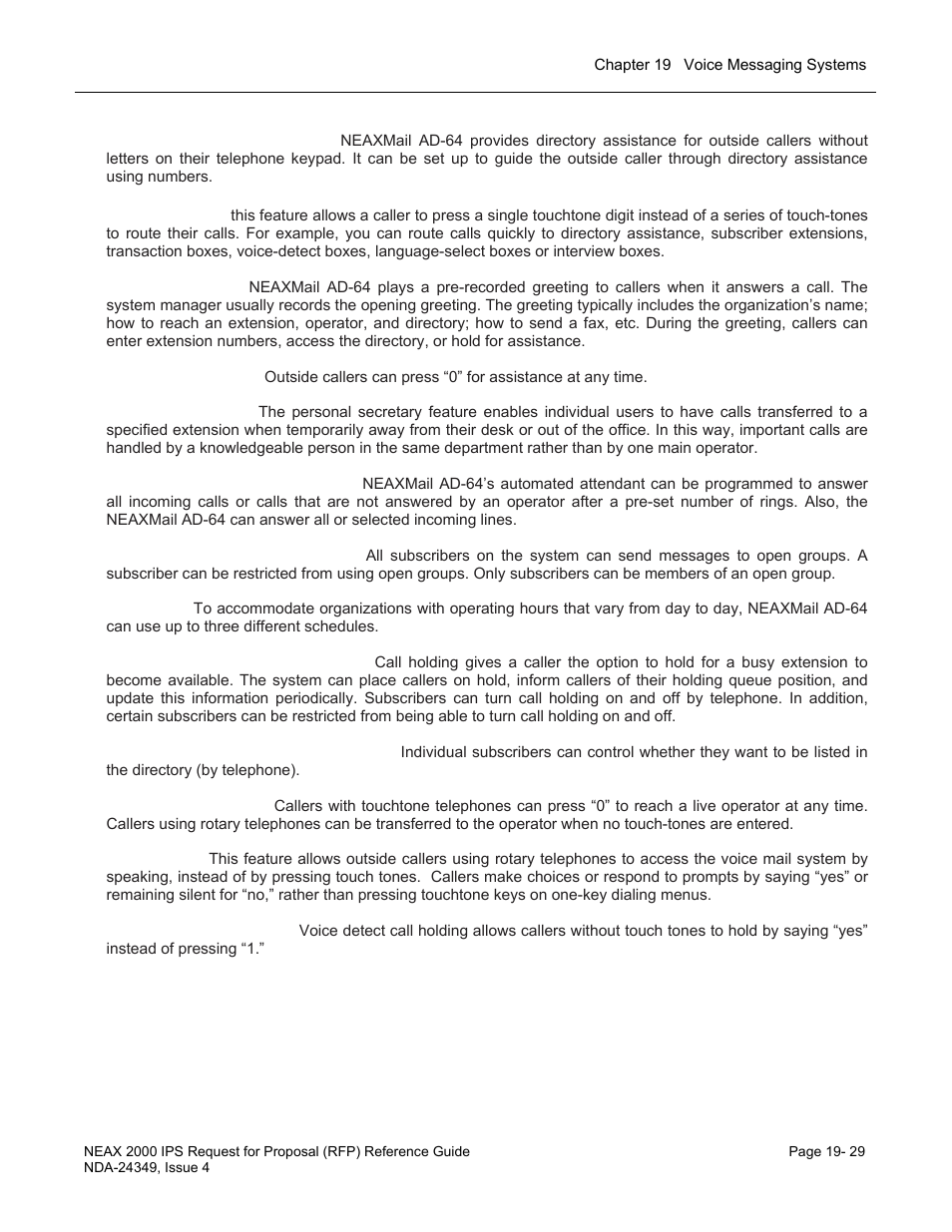 NEC NEAX NDA-24349 User Manual | Page 411 / 421