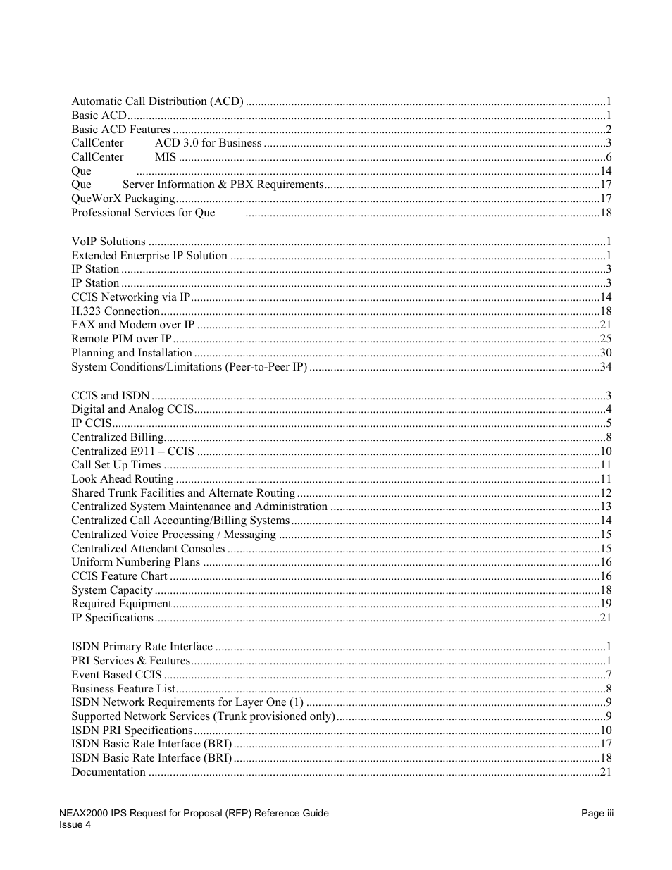 NEC NEAX NDA-24349 User Manual | Page 5 / 421