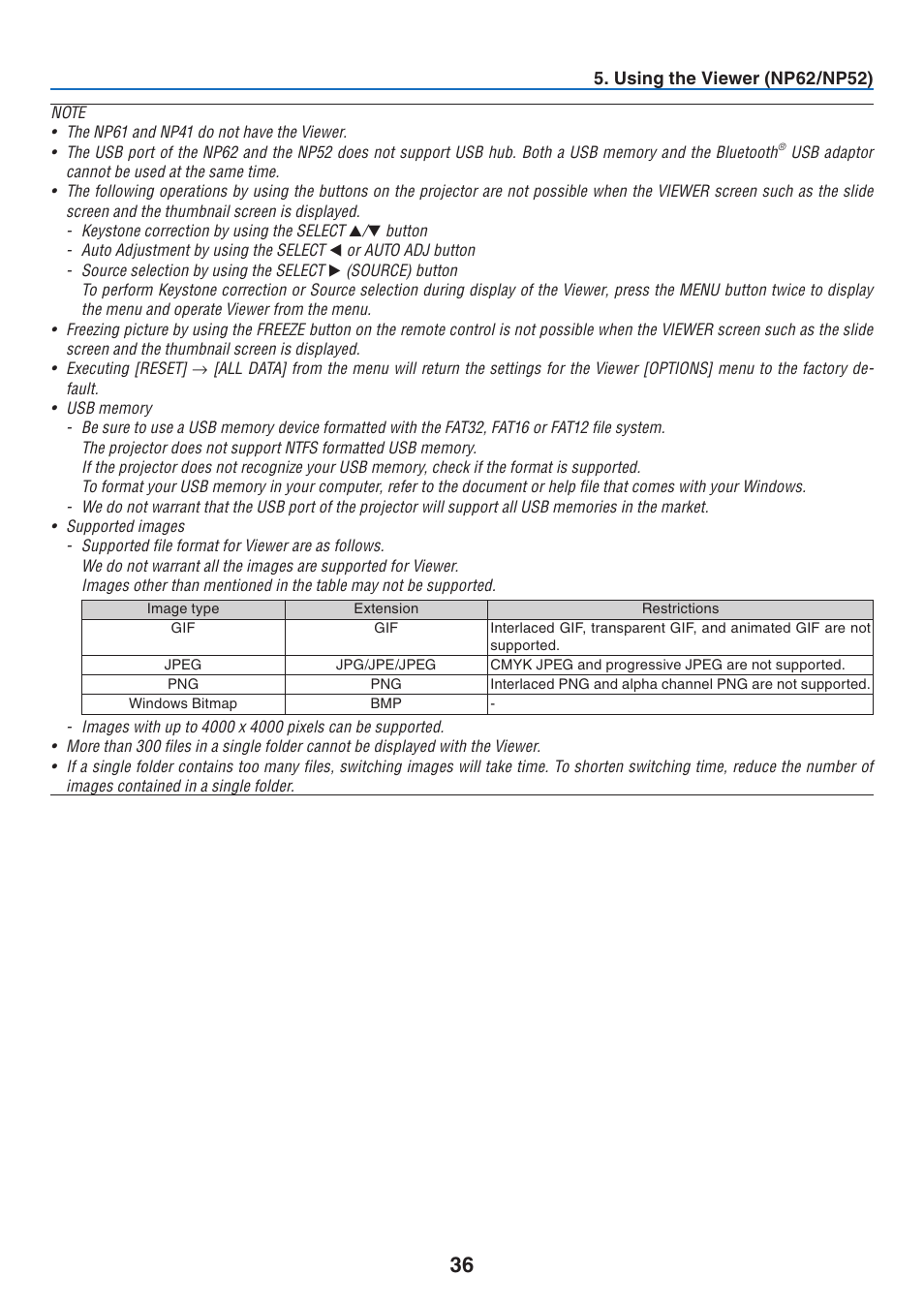NEC NP41 User Manual | Page 45 / 100