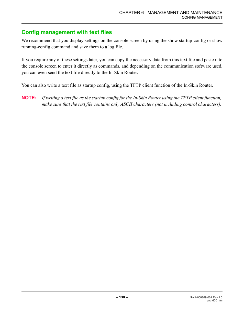 Config management with text files | NEC NEAX IPS NWA-008869-001 User Manual | Page 148 / 180