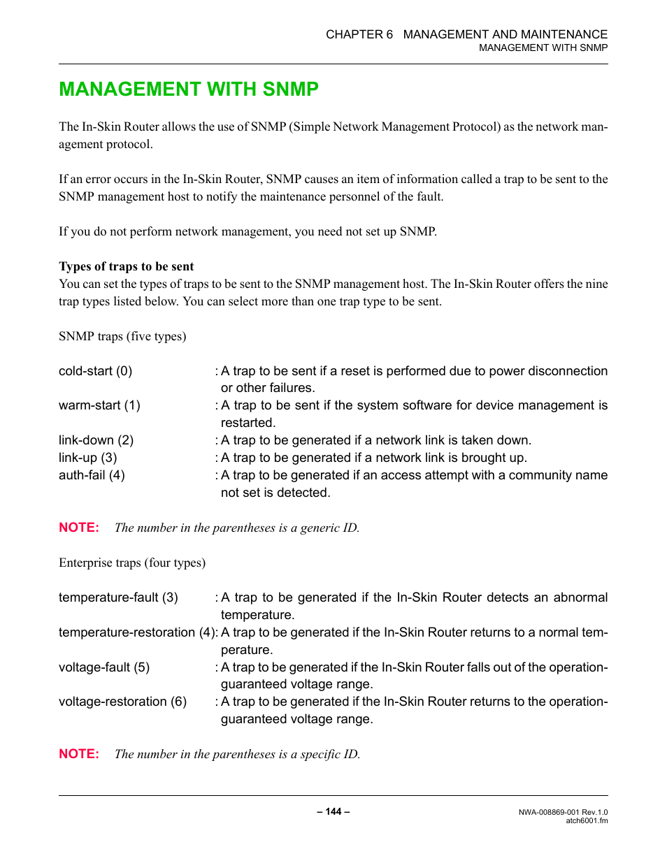 Management with snmp | NEC NEAX IPS NWA-008869-001 User Manual | Page 154 / 180