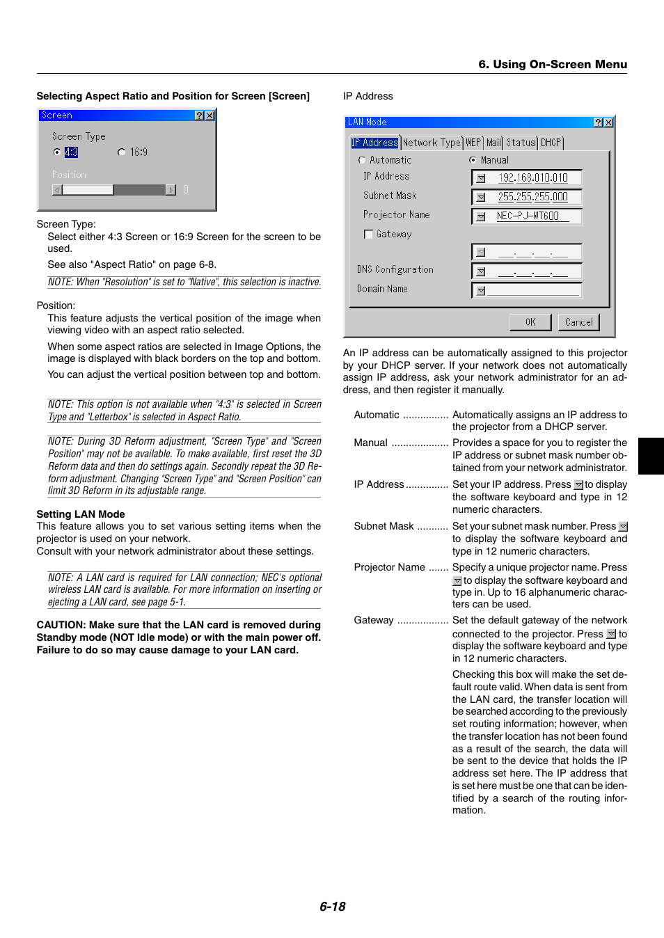 NEC WT600 User Manual | Page 55 / 76