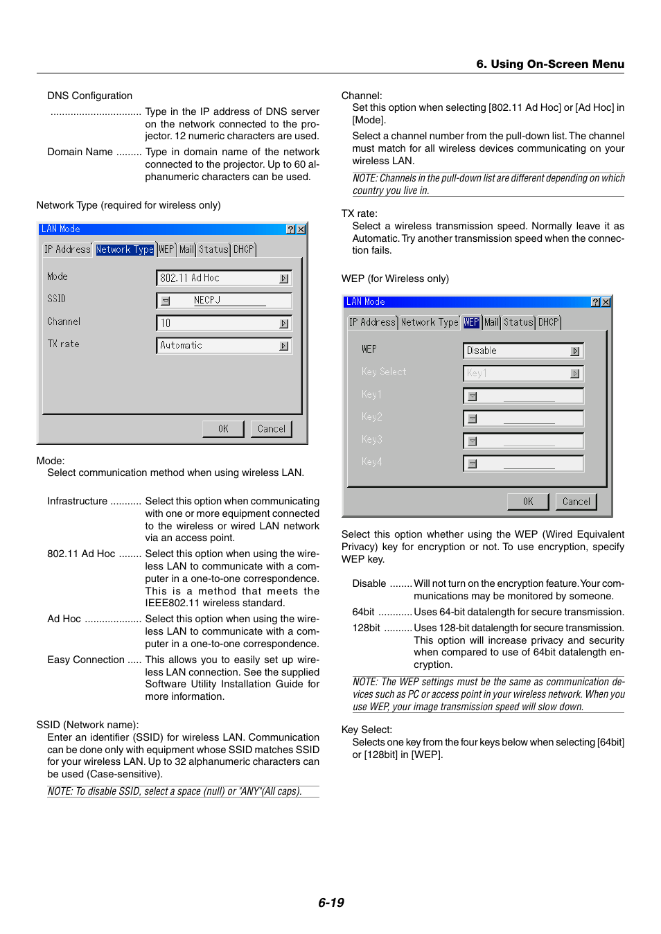 NEC WT600 User Manual | Page 56 / 76