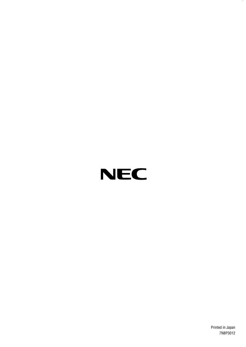 NEC WT600 User Manual | Page 76 / 76