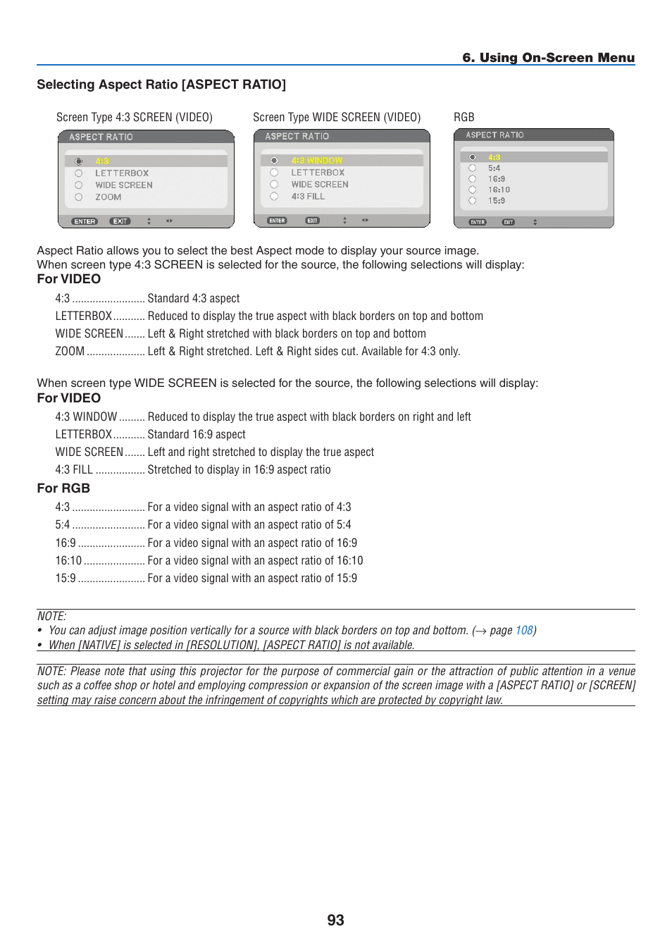 NEC NP2250 User Manual | Page 107 / 183