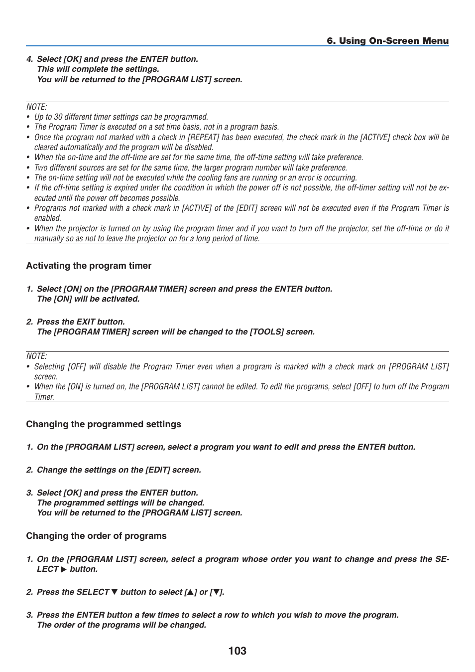 NEC NP2250 User Manual | Page 117 / 183