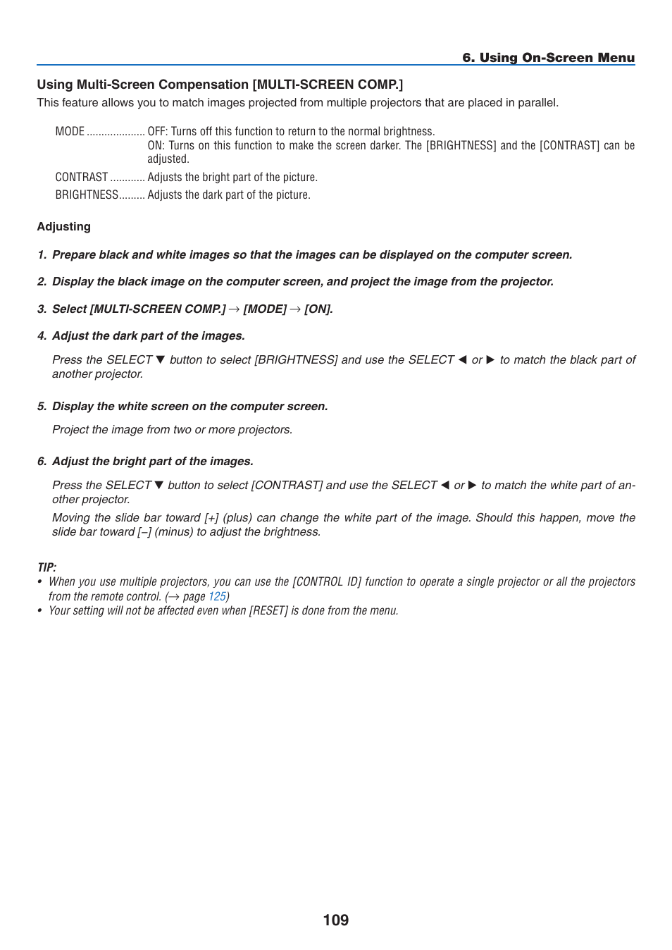 NEC NP2250 User Manual | Page 123 / 183