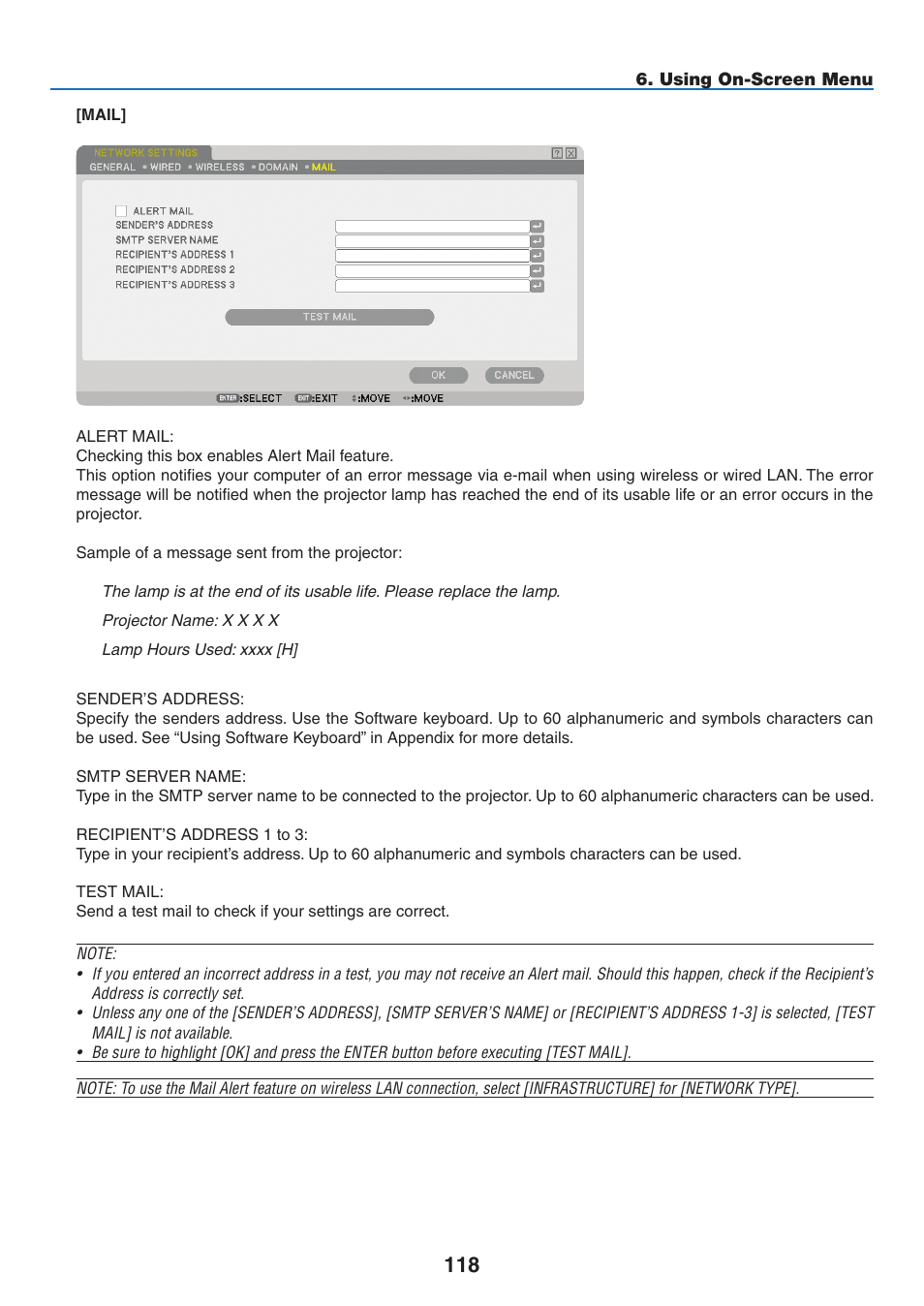 NEC NP2250 User Manual | Page 132 / 183