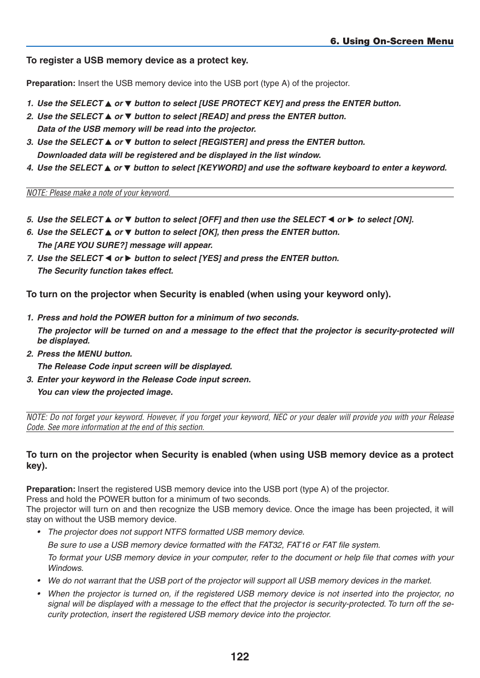 NEC NP2250 User Manual | Page 136 / 183