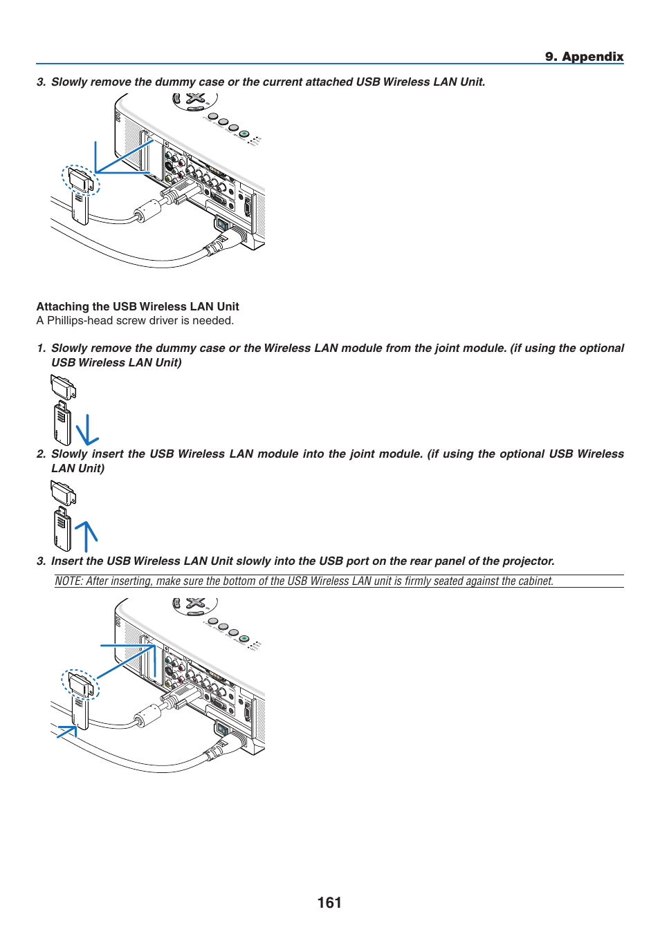 Appendix | NEC NP2250 User Manual | Page 175 / 183
