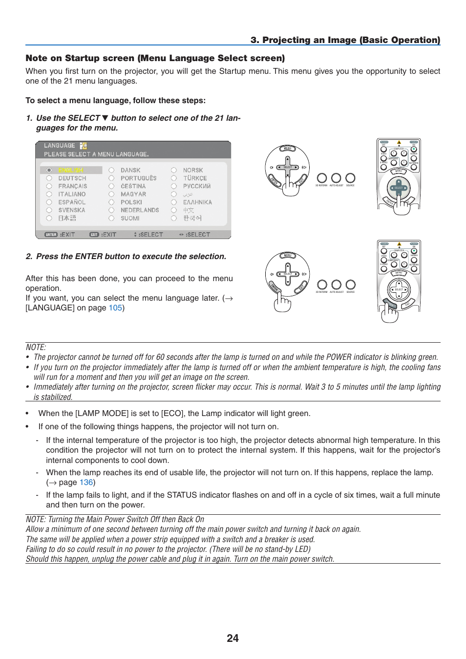 NEC NP2250 User Manual | Page 38 / 183