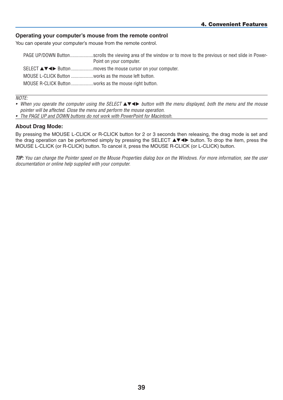 NEC NP2250 User Manual | Page 53 / 183