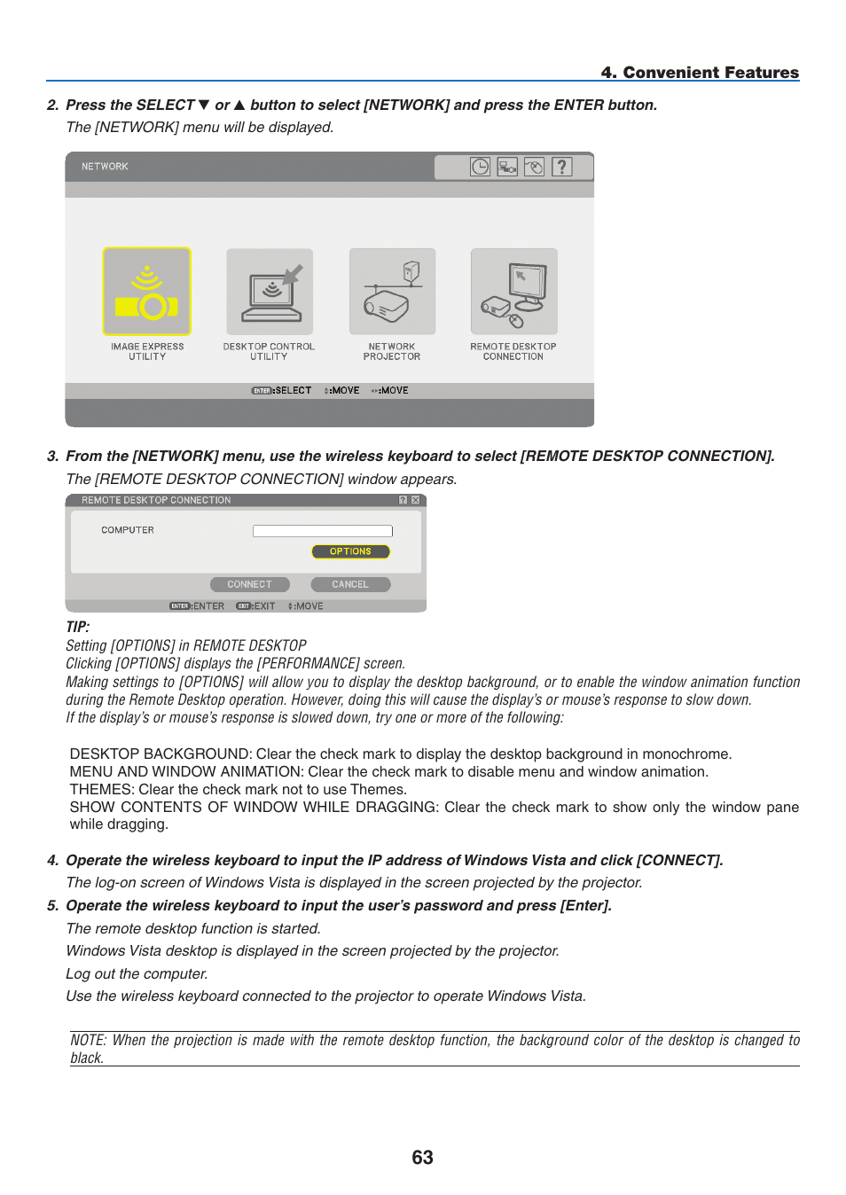 NEC NP2250 User Manual | Page 77 / 183