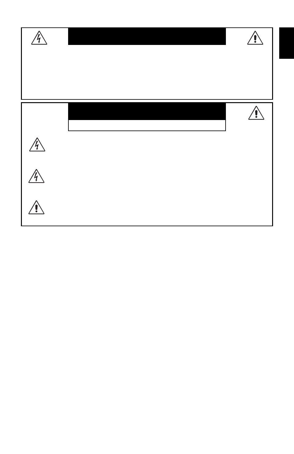 Caution warning, Caution, English-1 | NEC LCD1550V User Manual | Page 2 / 27