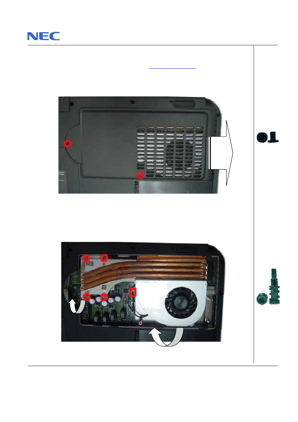 Removing the cpu | NEC M400 User Manual | Page 20 / 30