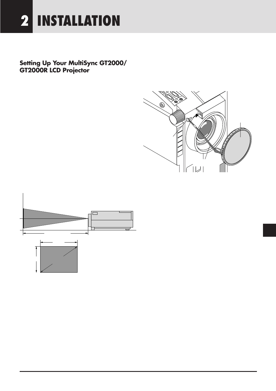 Installation 2 | NEC GT2000 User Manual | Page 17 / 87