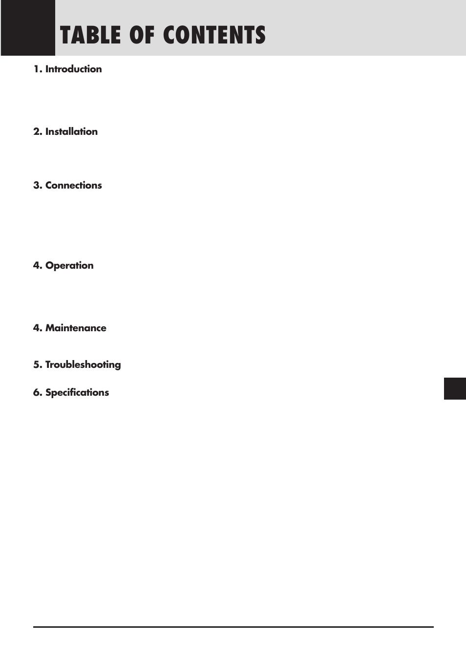 NEC GT2000 User Manual | Page 7 / 87