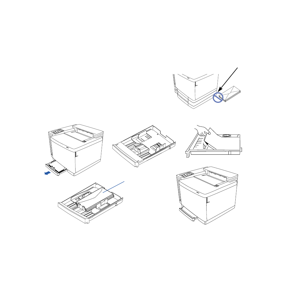 Installing the legal paper tray | NEC 4650N User Manual | Page 36 / 137