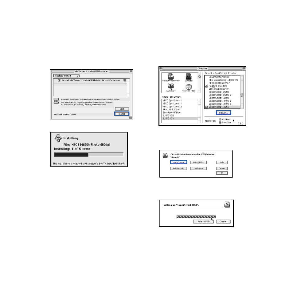 Configuring the printer | NEC 4650N User Manual | Page 66 / 137