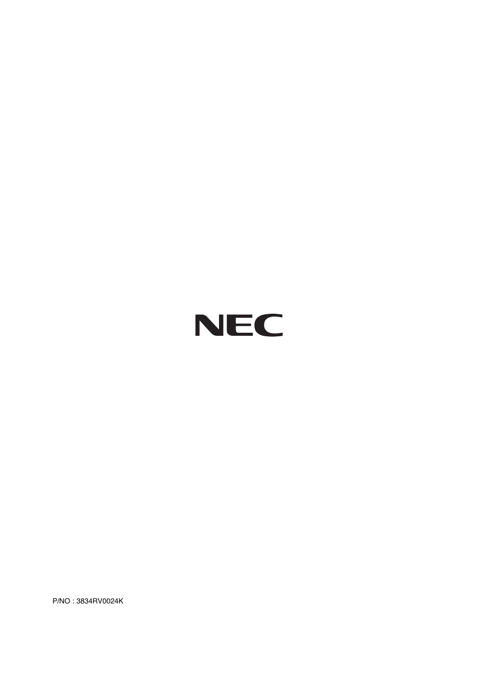 NEC NDRV-60 User Manual | Page 64 / 64