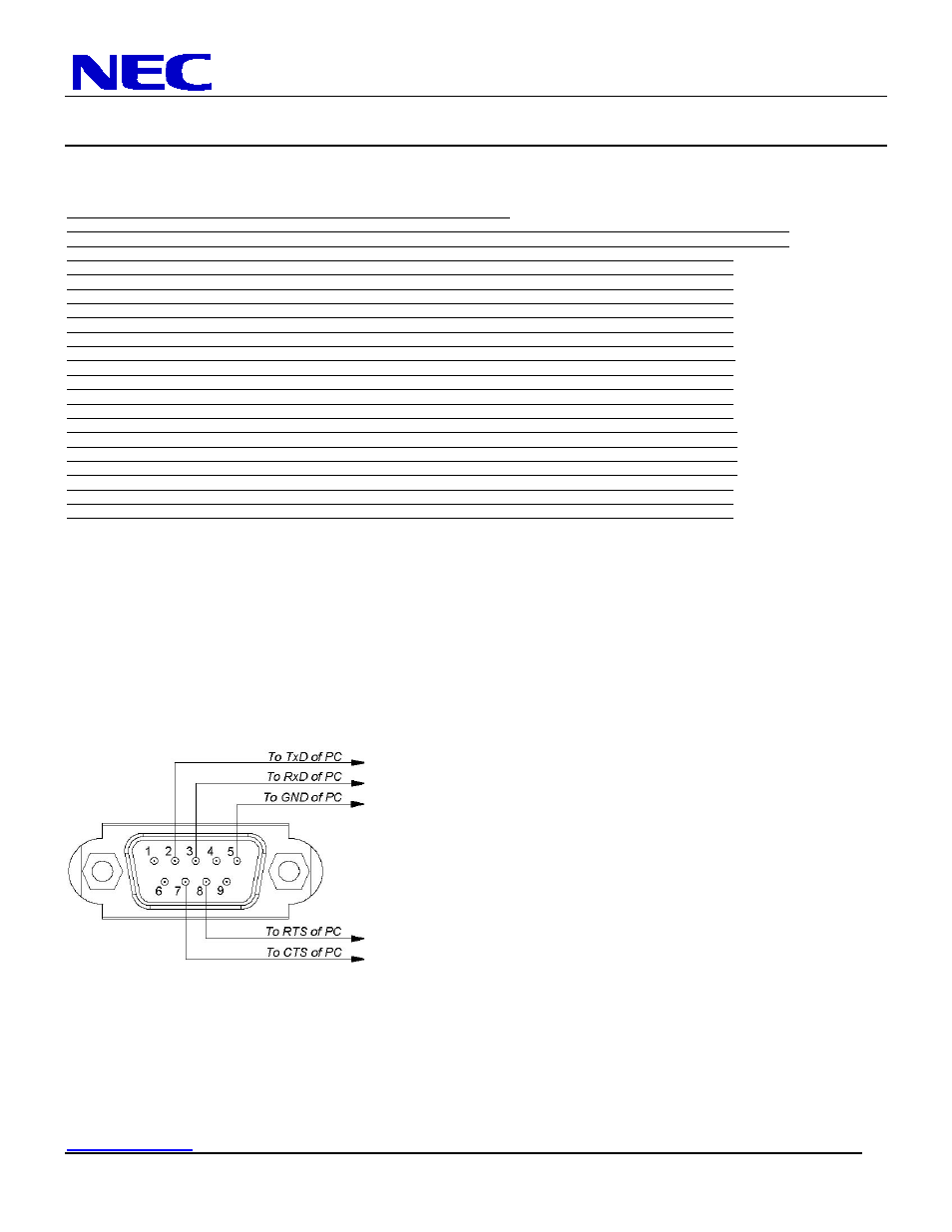 Function code data, Lcd3215 installation guide, 32” lcd display | Control codes, Cable connection | NEC MultiSync LCD3215 User Manual | Page 9 / 9