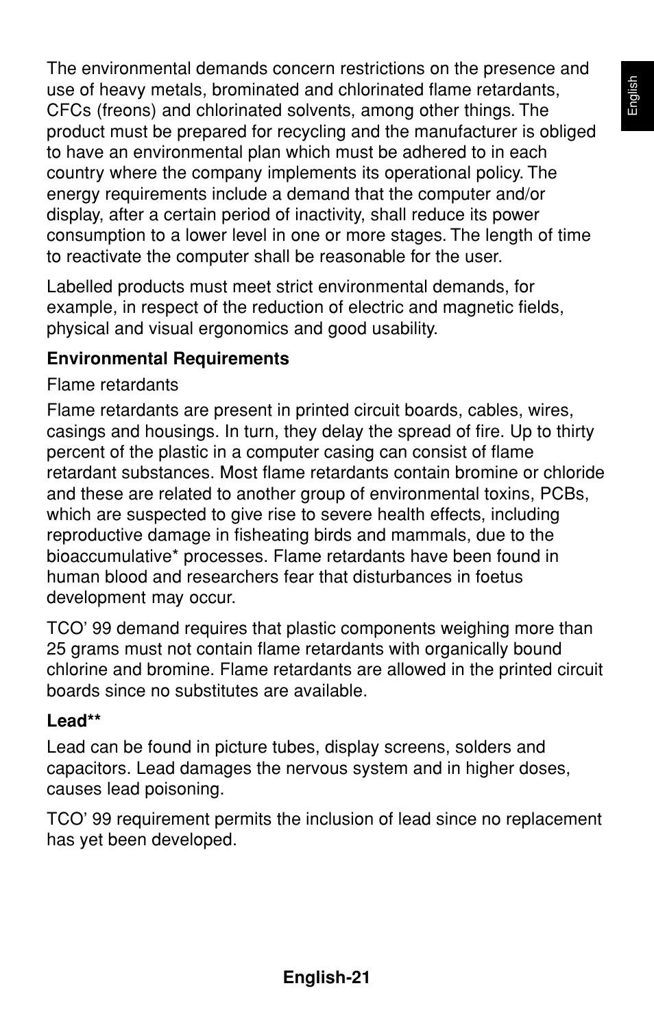 NEC LCD1530V User Manual | Page 22 / 23