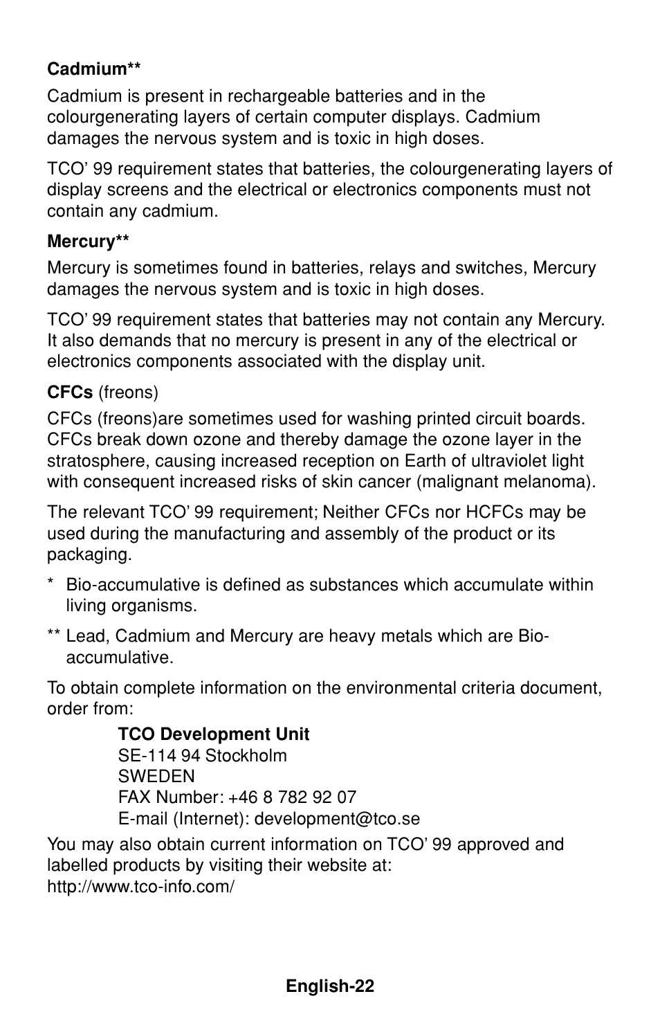 NEC LCD1530V User Manual | Page 23 / 23