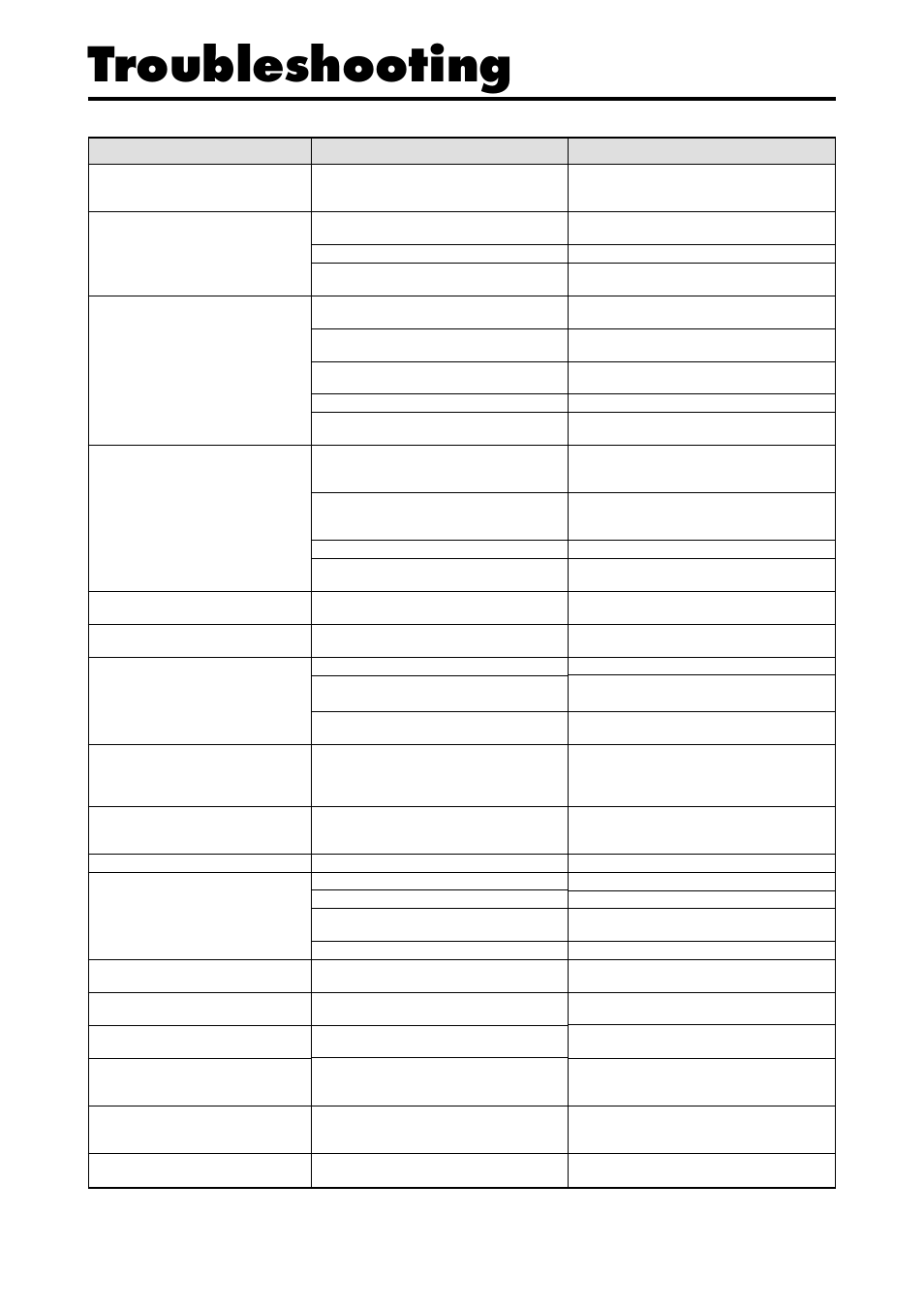 Troubleshooting | NEC PX-42VP4D User Manual | Page 50 / 56