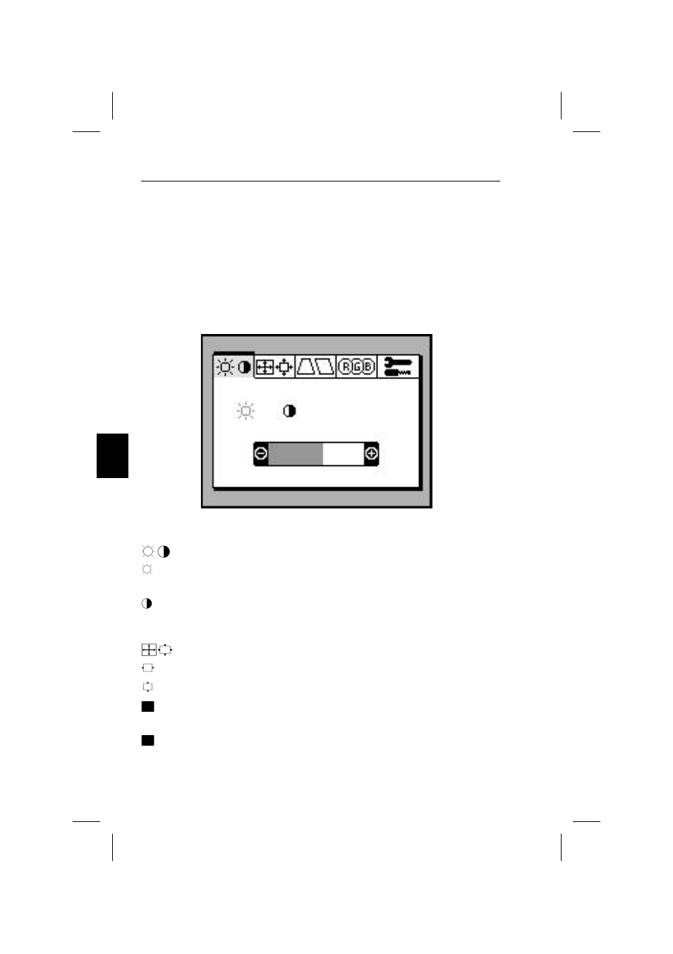 Les menus de l’osm, Commande de luminosité et de contraste, Taille et position | NEC A700 JC-1736VMB User Manual | Page 51 / 92