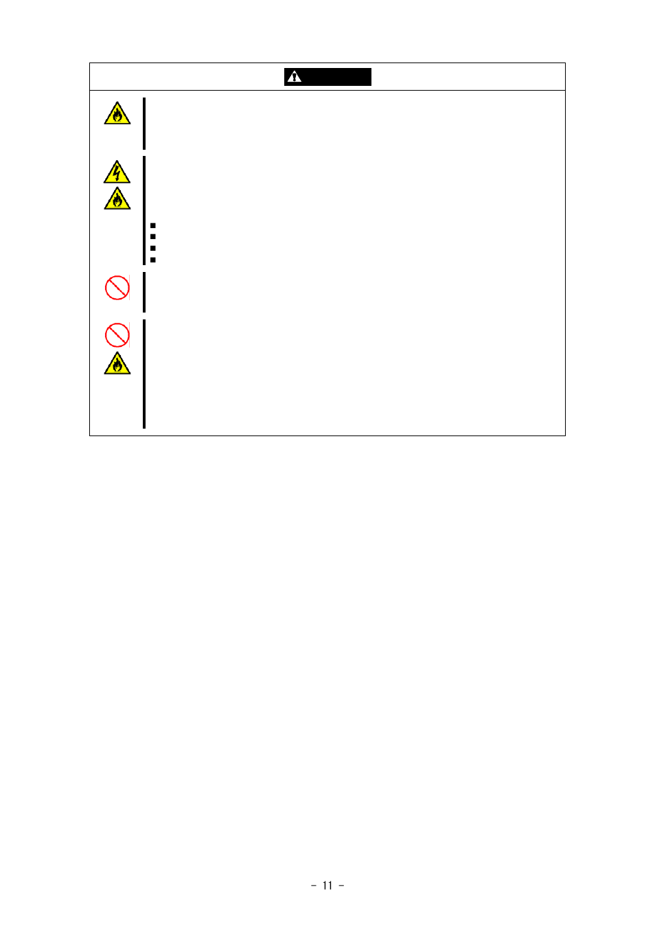 Caution | NEC SIGMABLADE N8406-020 User Manual | Page 11 / 147