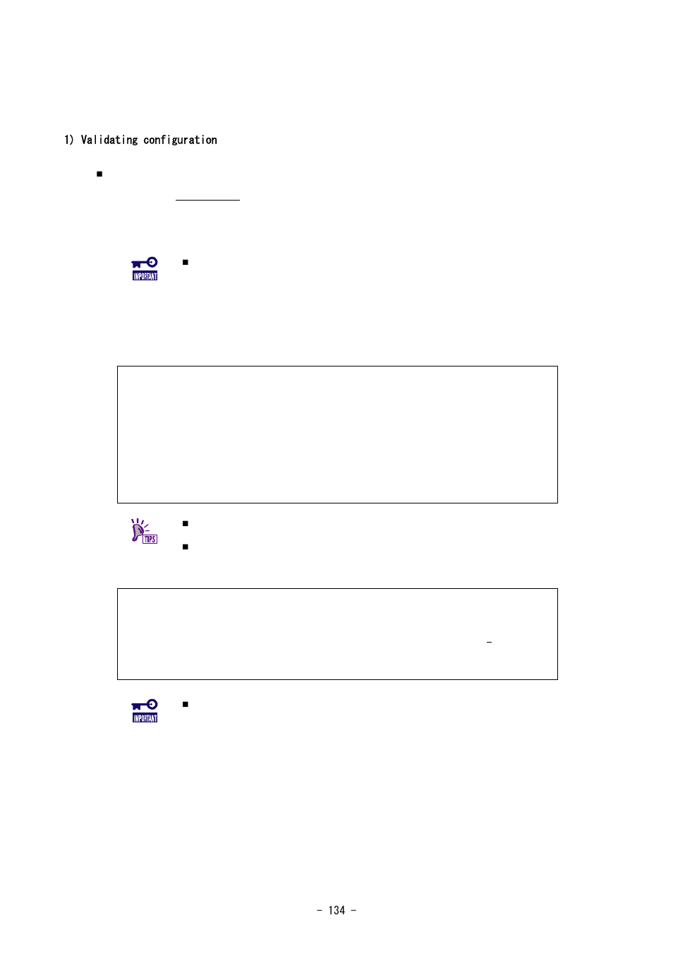 Enabling configuration | NEC SIGMABLADE N8406-020 User Manual | Page 134 / 147