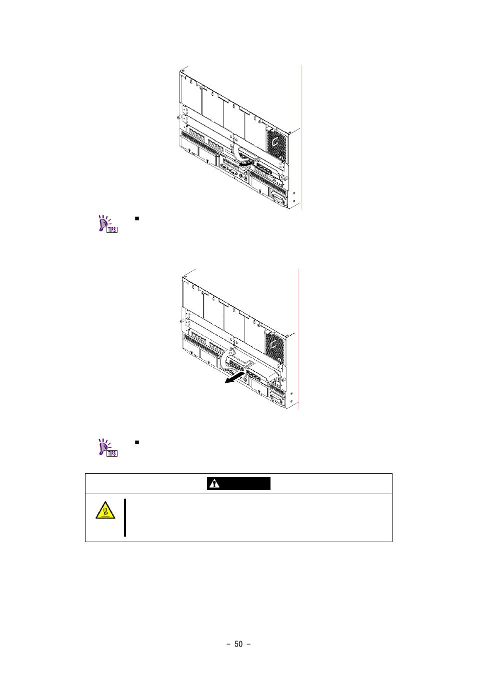 Caution | NEC SIGMABLADE N8406-020 User Manual | Page 50 / 147