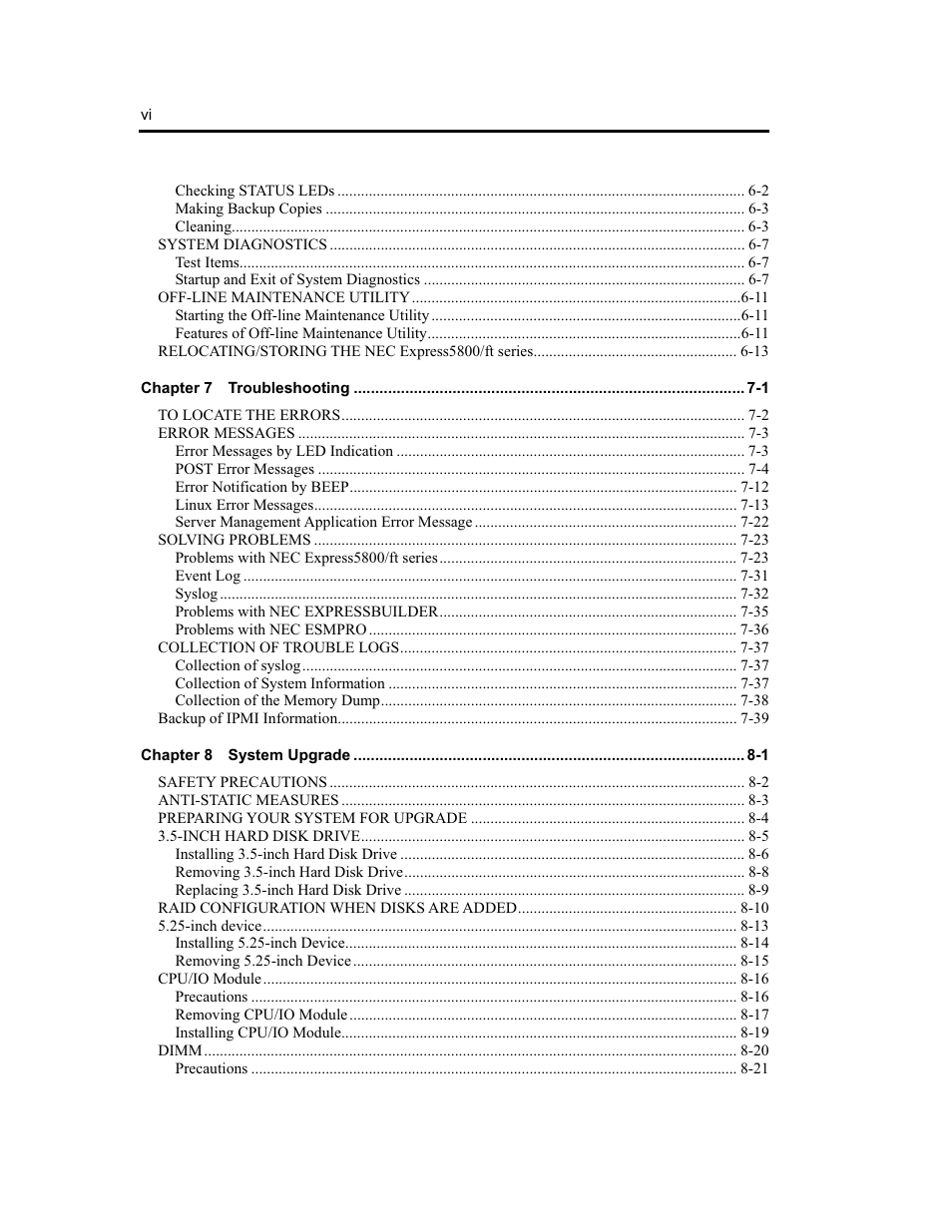 NEC Express5800 Series EXP320B User Manual | Page 18 / 358