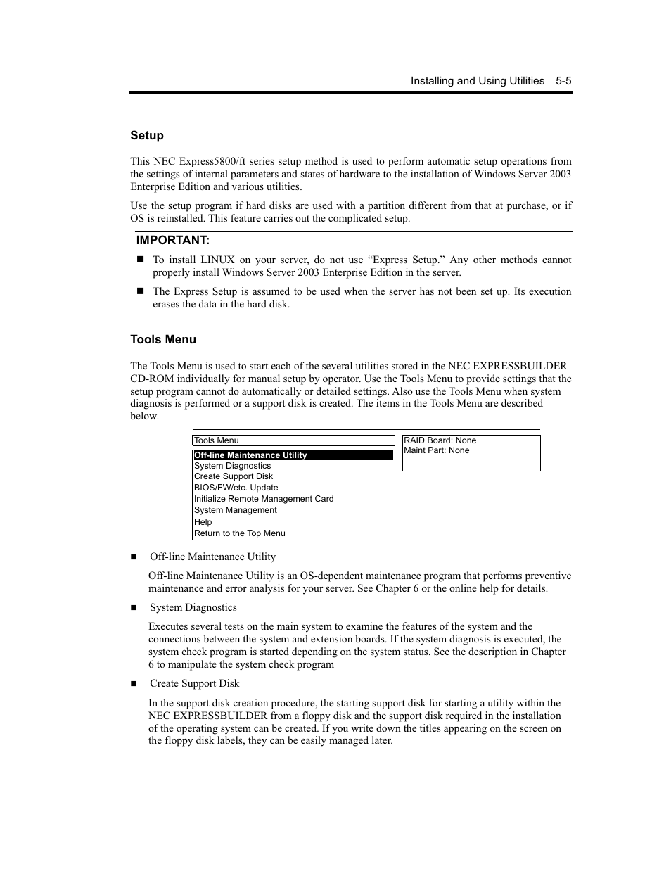 NEC Express5800 Series EXP320B User Manual | Page 189 / 358