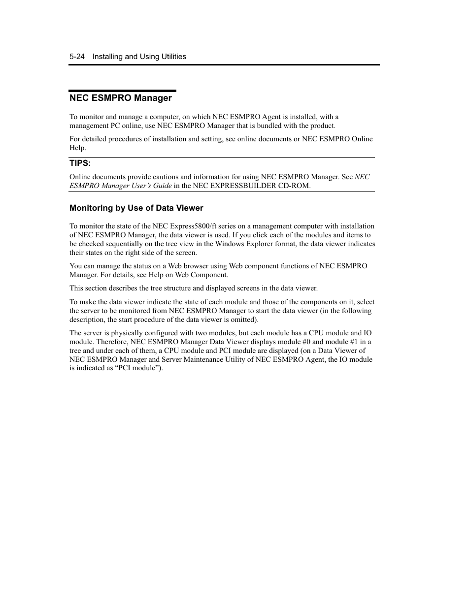 NEC Express5800 Series EXP320B User Manual | Page 208 / 358