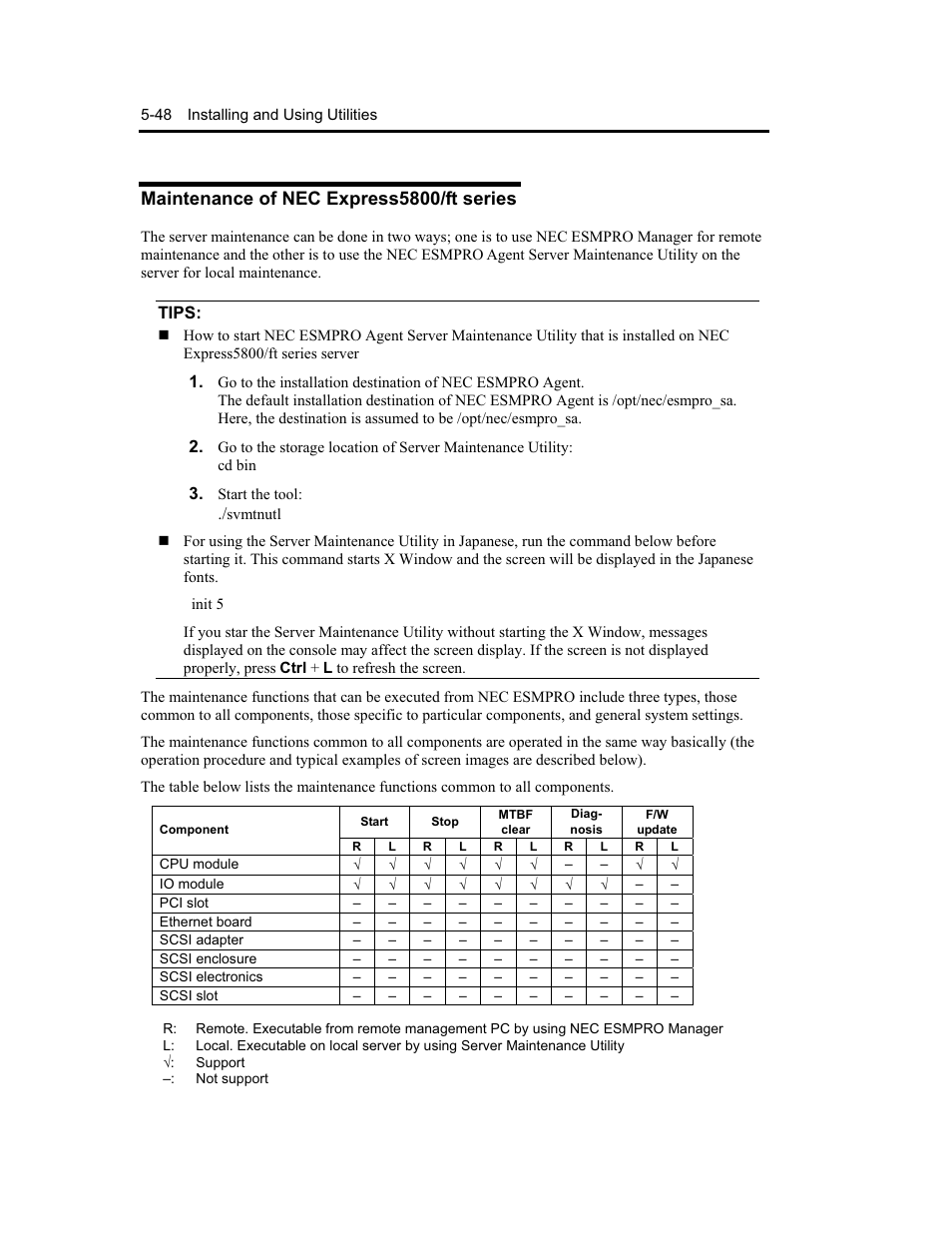 Maintenance of nec express5800/ft series | NEC Express5800 Series EXP320B User Manual | Page 232 / 358