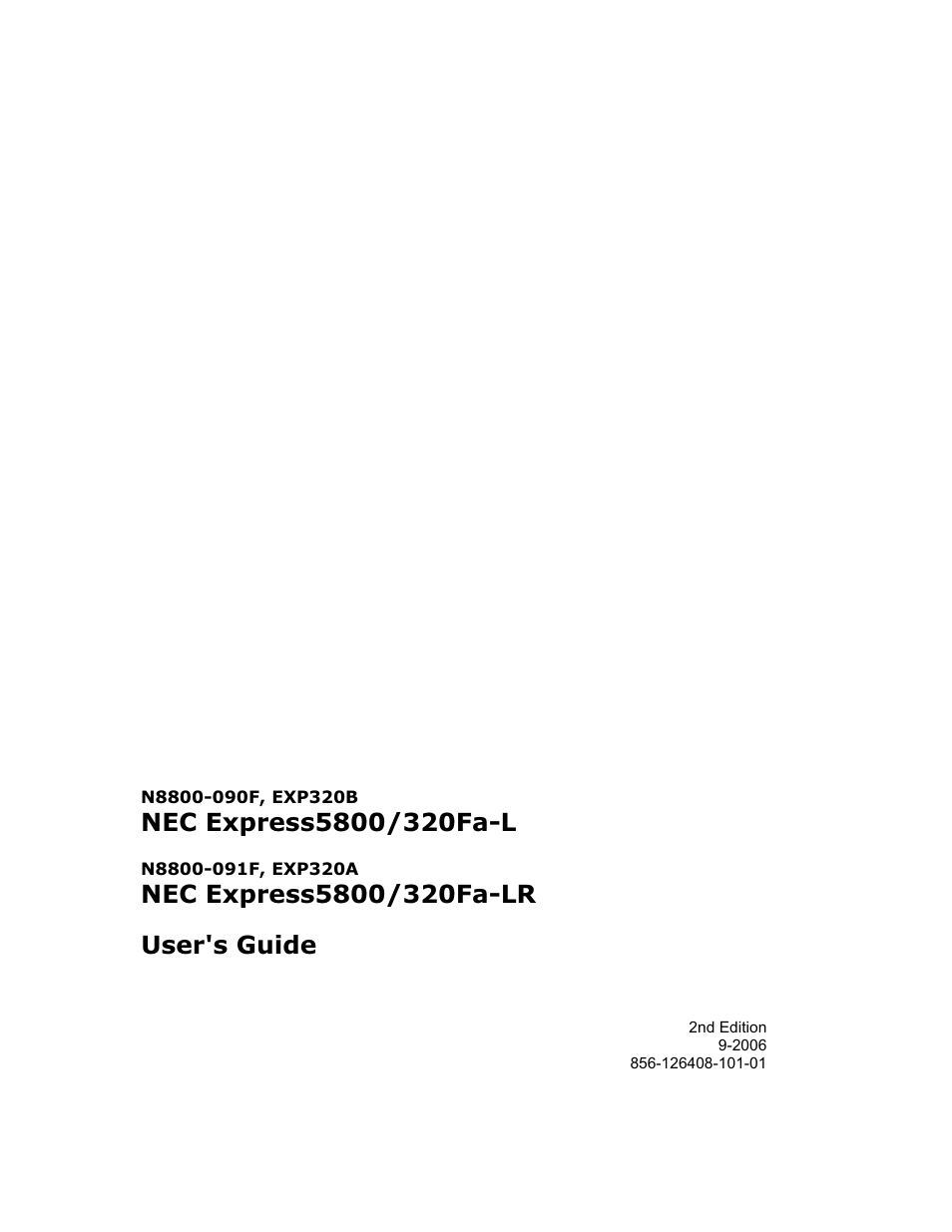 NEC Express5800 Series EXP320B User Manual | Page 358 / 358