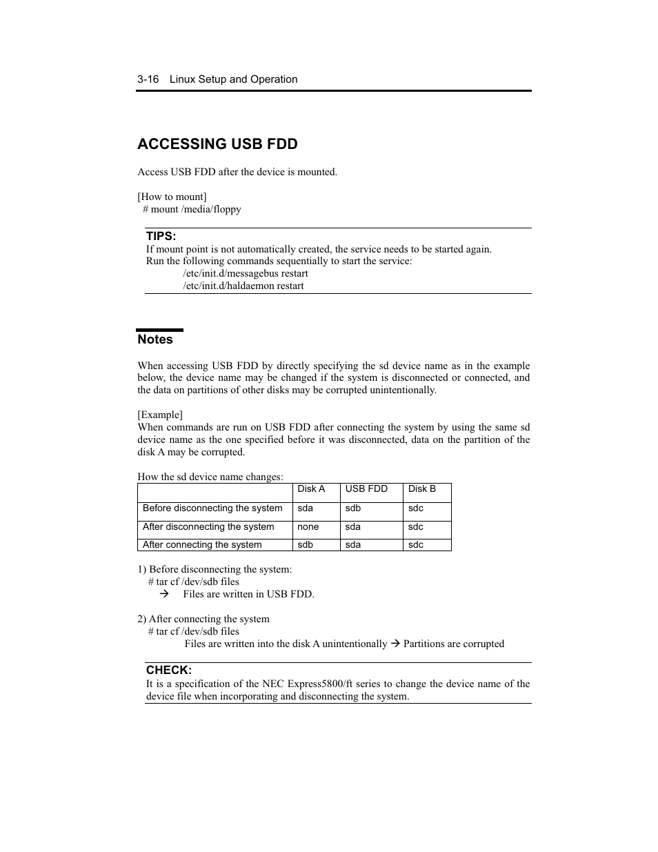 Accessing usb fdd | NEC Express5800 Series EXP320B User Manual | Page 98 / 358