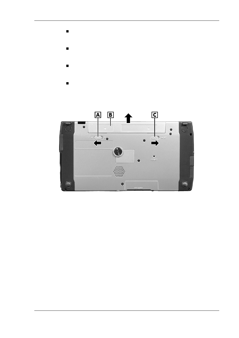 Removing the battery pack | NEC MOBILEPRO 900 User Manual | Page 57 / 132
