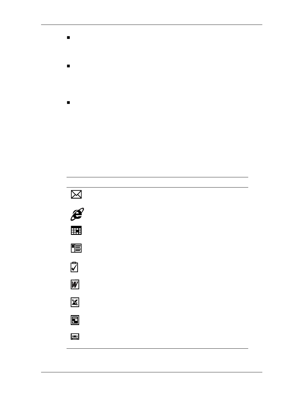 Using application shortcut keys, Default application shortcut keys | NEC MOBILEPRO 900 User Manual | Page 79 / 132