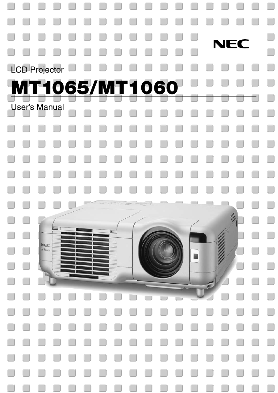 NEC MT1065 User Manual | 70 pages