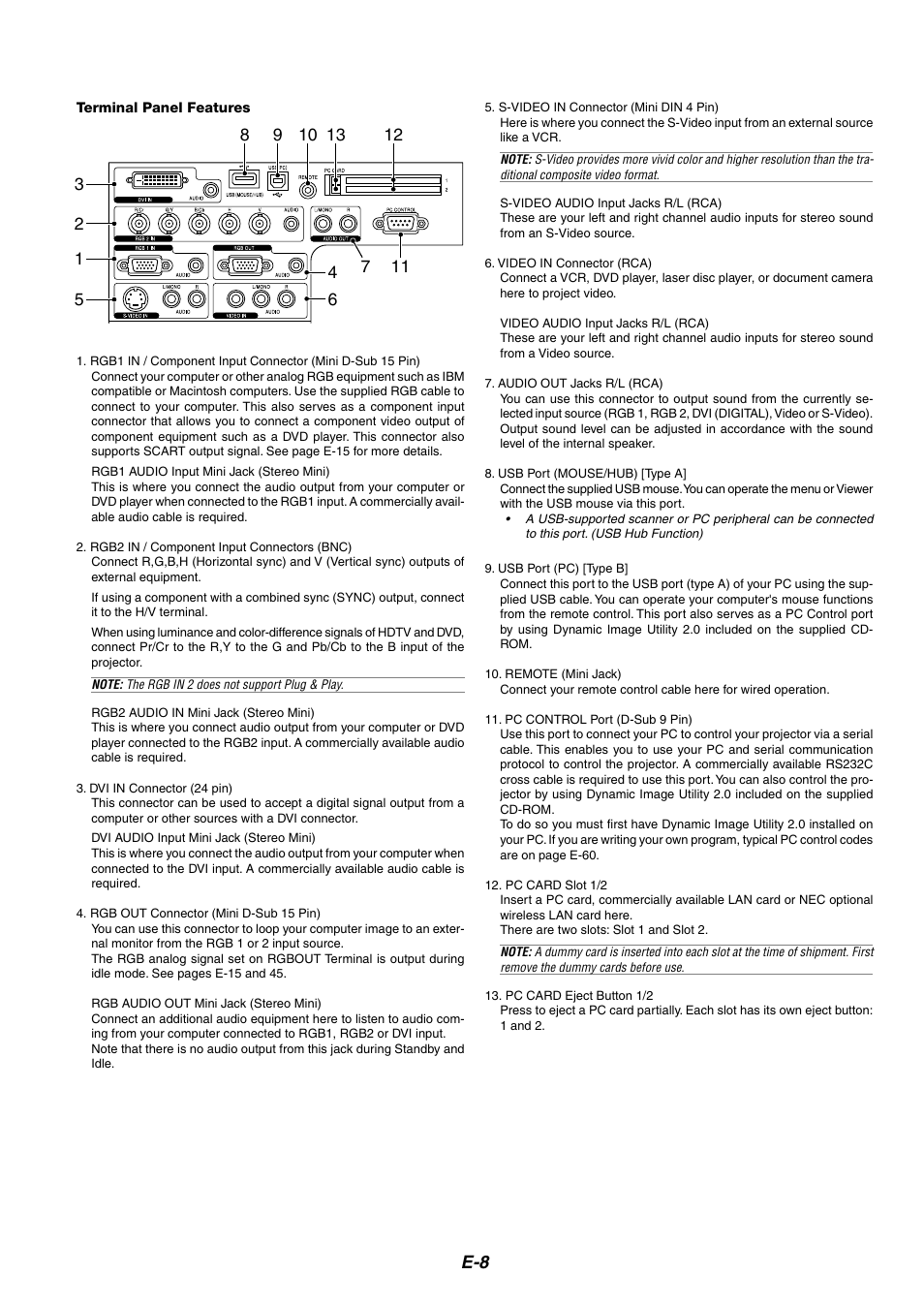 NEC MT1065 User Manual | Page 12 / 70