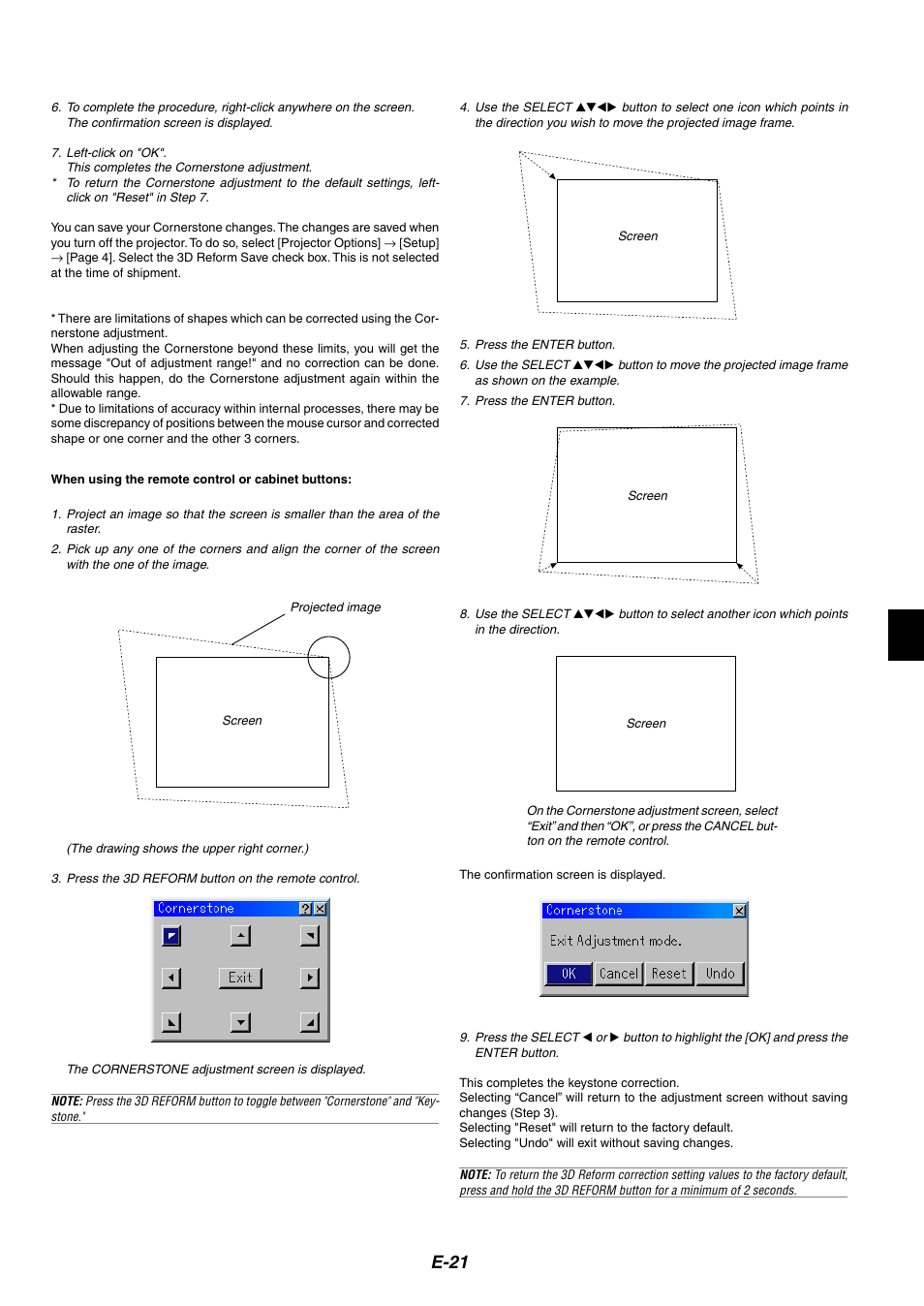 E-21 | NEC MT1065 User Manual | Page 25 / 70