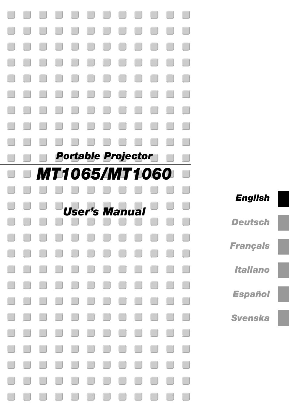 NEC MT1065 User Manual | Page 5 / 70