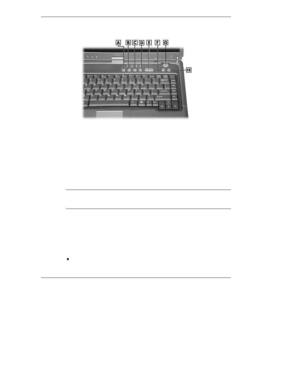 Security and personal code buttons, Power button | NEC L320 User Manual | Page 16 / 198