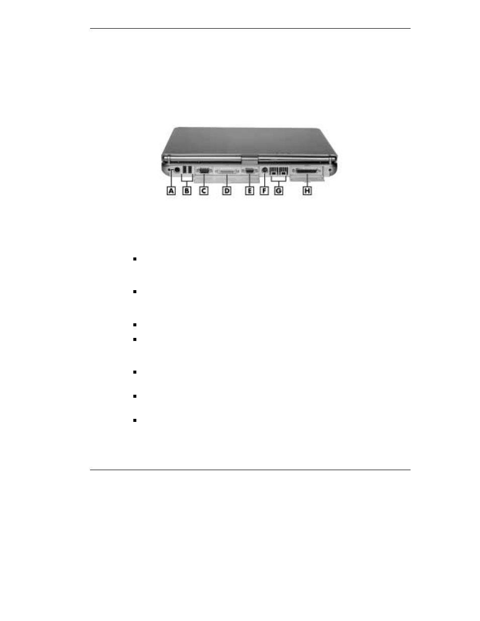 Around the back of the system, Back features | NEC L320 User Manual | Page 23 / 198