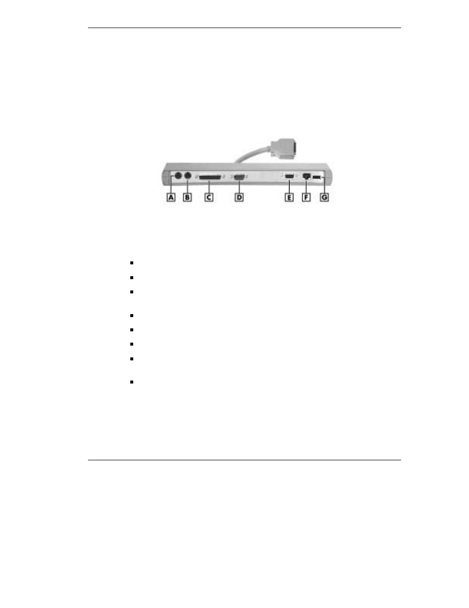 About the nec cable portbar, Nec cable portbar | NEC L320 User Manual | Page 27 / 198