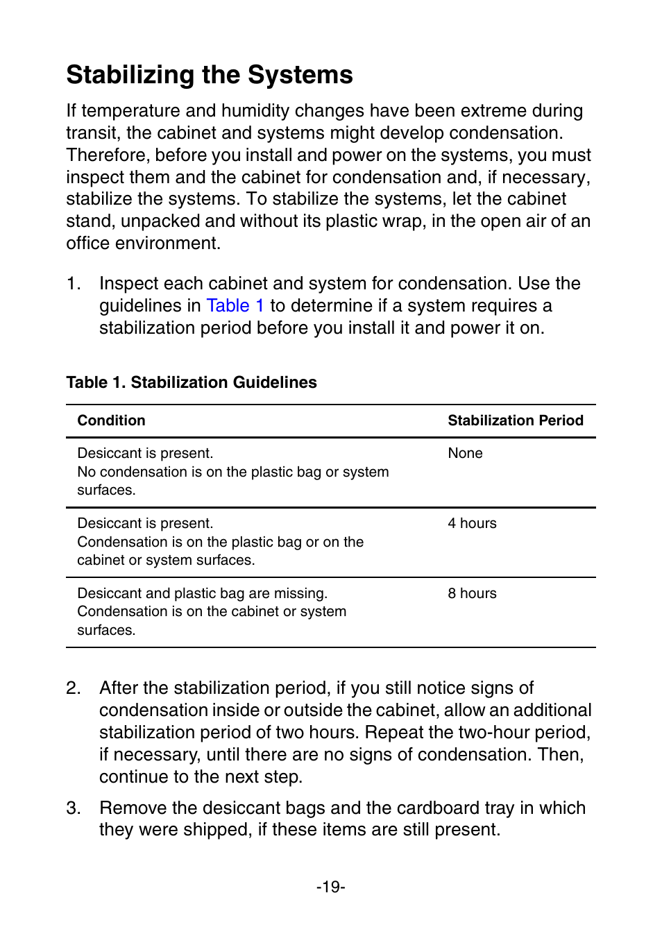 Stabilizing the systems | NEC Express 456-01721-000 User Manual | Page 23 / 26