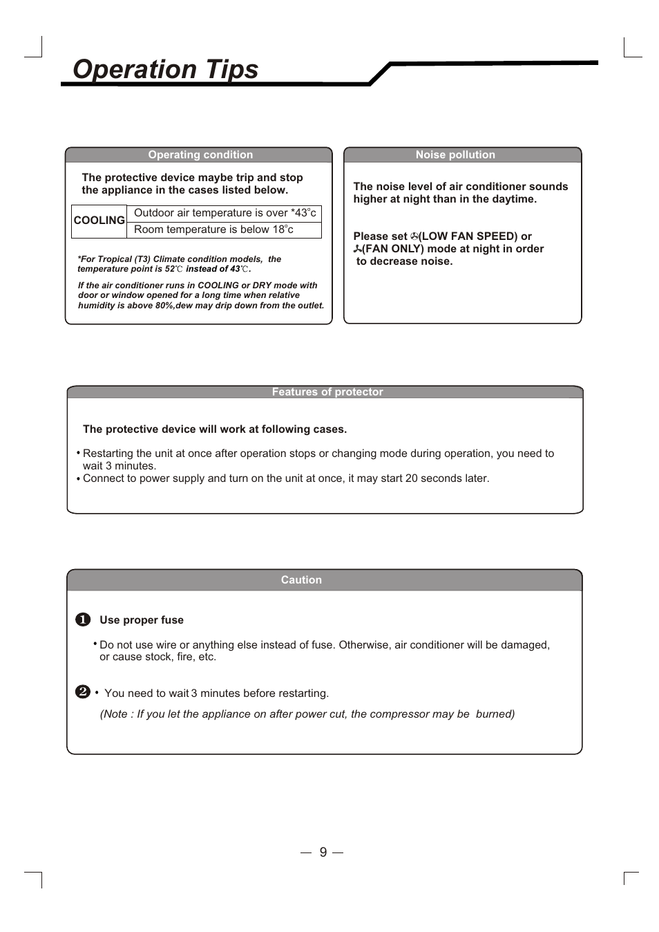 Т³гж 10, Operation tips | NEC RWC-4717 User Manual | Page 10 / 15