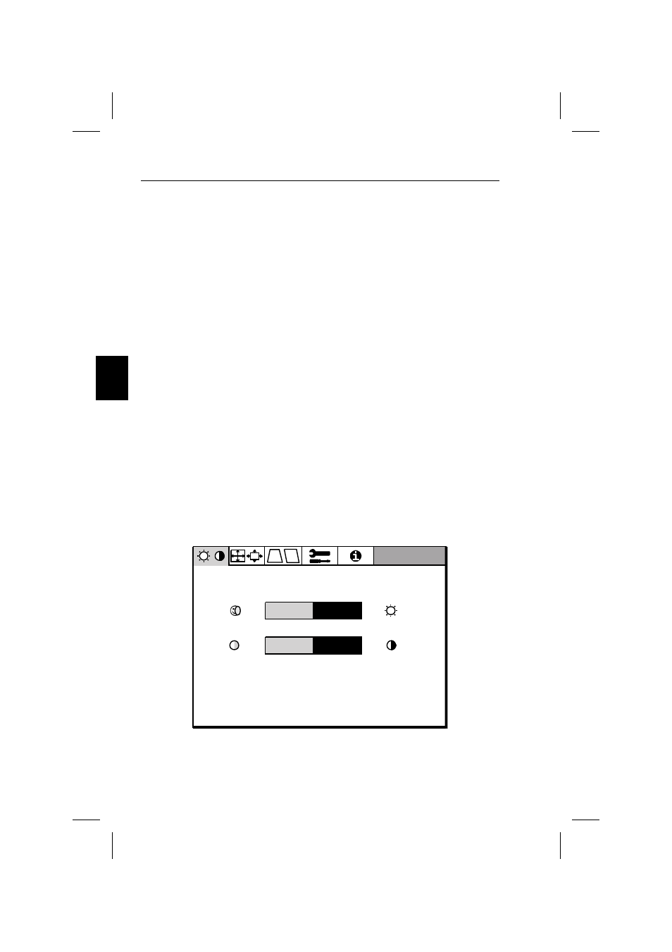 Elemente der osm-bildschirmanzeige, Die osm-menüstruktur, Das hauptmenü | NEC XV17+ User Manual | Page 36 / 105